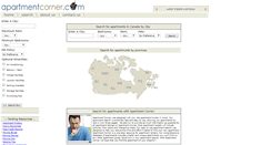 Desktop Screenshot of apartmentcorner.com